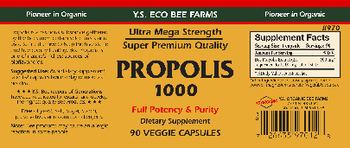 Y.S. Eco Bee Farms Ultra Mega Strength Propolis 1000 - supplement