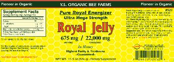 Y.S. Organic Bee Farms Royal Jelly - supplement