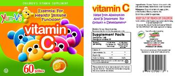 Yum-V's Vitamin C Yummy Orange Flavor - childrens vitamin supplement