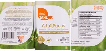 Zahler AdultFocus - supplement