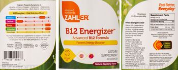 Zahler B12 Energizer Natural Raspberry Flavor - supplement