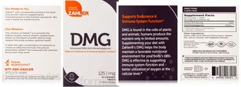 Zahler DMG 125 mg - supplement
