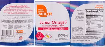 Zahler Junior Omega 3 - supplement