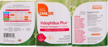 Zahler Kidophilus Plus - supplement