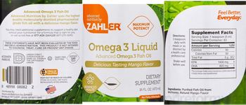 Zahler Omega 3 Liquid - supplement