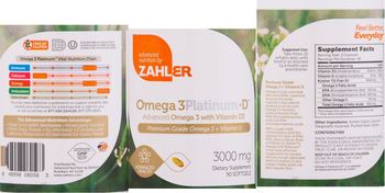 Zahler Omega 3 Platinum+D - supplement