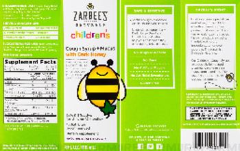 Zarbee's Naturals Children's Cough Syrup + Mucus with Dark Honey Natural Grape Flavor - supplement