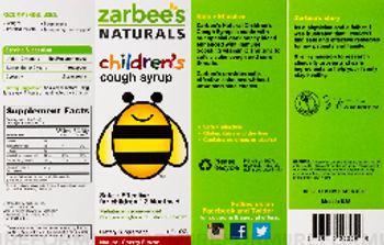 Zarbee's Naturals Children's Cough Syrup Natural Cherry Flavor - supplement