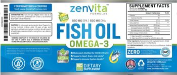 ZenVita Formulas Fish Oil Lemon Flavor - supplement