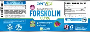 ZenVita Formulas Forskolin Ultra - supplement