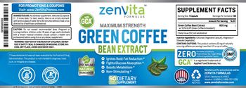 ZenVita Formulas Green Coffee Bean Extract - supplement