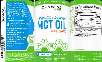 Zenwise Health C8 + C10 MCT Oil Unflavored - supplement