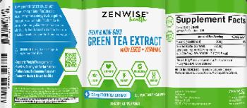 Zenwise Health Green Tea Extract 725 mg - supplement