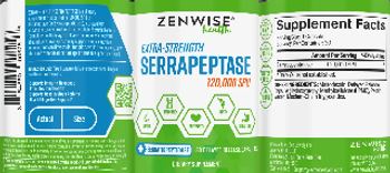 Zenwise Health Serrapeptase 120,000 SPU - supplement