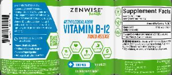 Zenwise Health Vitamin B-12 Timed Release 1000 mcg - supplement