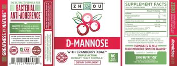ZHOU D-Mannose with Cranberry XBAC - supplement