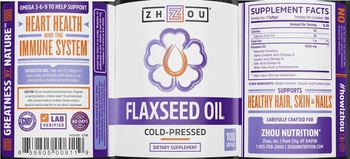 ZHOU Flaxseed Oil - supplement