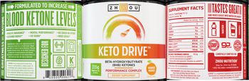 ZHOU Keto Drive Orange Mango - supplement