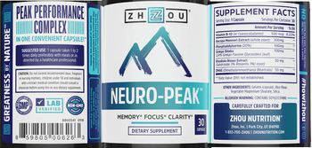 ZHOU Neuro-Peak - supplement
