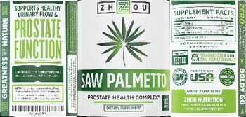 ZHOU Saw Palmetto - supplement