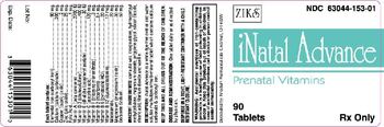 ZIKS iNatal Advance - prenatal vitamins