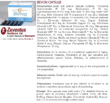 Zuventus Healthcare Ltd. Bevon - supplement